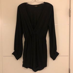 Long Sleeve Black Romper